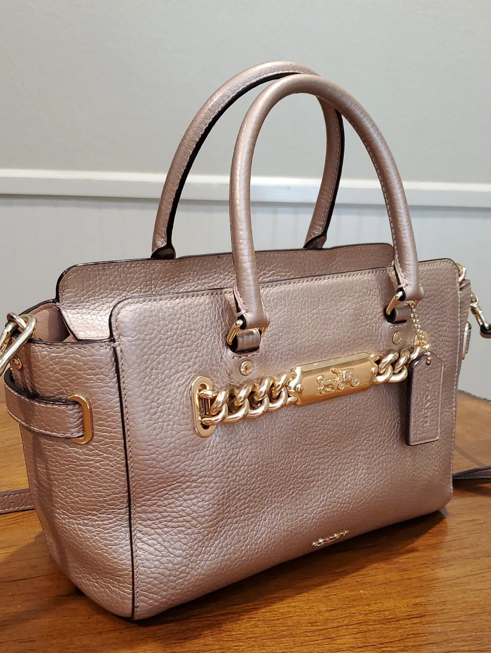 Like NEW Coach Blake Carryall 25 Bag Rose Gold